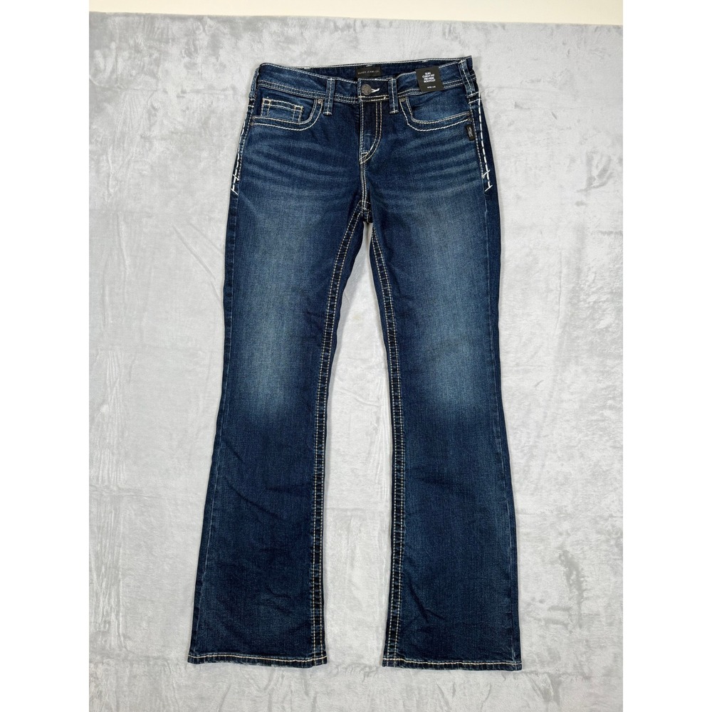 New Silver Jeans Suki Curvy Fit Mid Rise Bootcut Denim W30 L33‎